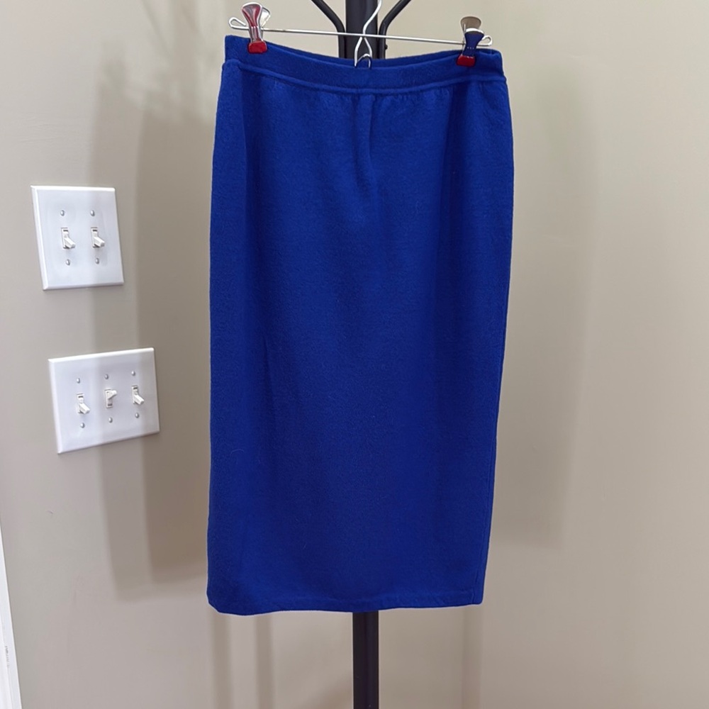 Benetton Blue Women's Wool Skirt